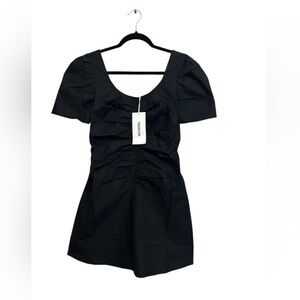 Thakoon Ruched Open Back Mini Dress (Size 2)